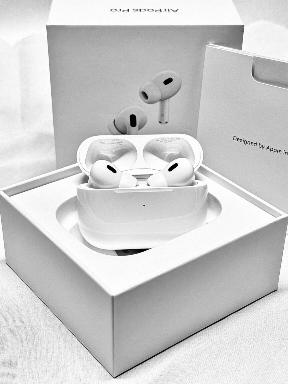Apple AirPods Pro 2 Wireless Earbuds - White Charging Case Included